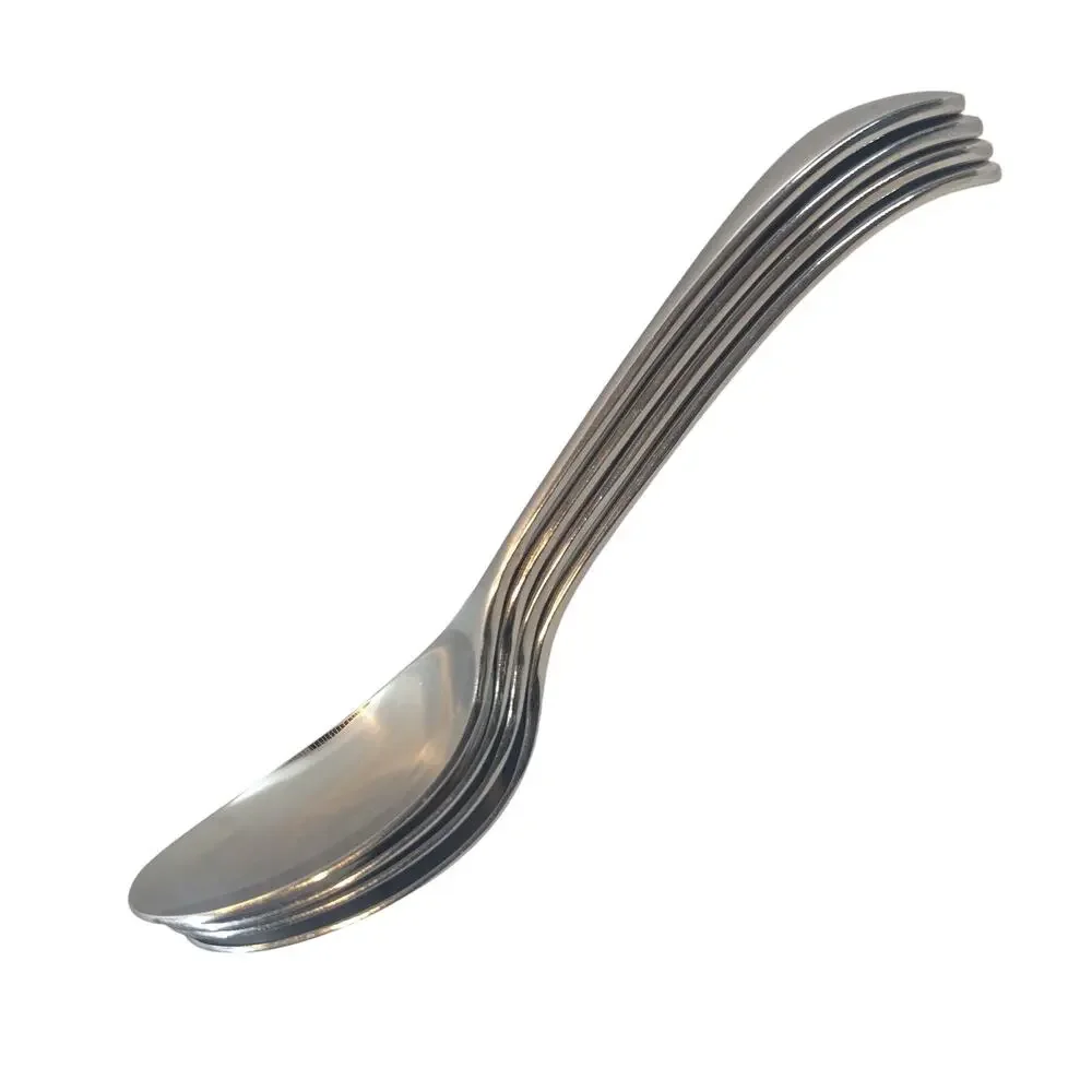 Dansk TORUN Place Soup Spoons 18/8 Stainless Flatware Vivianna Set of 4